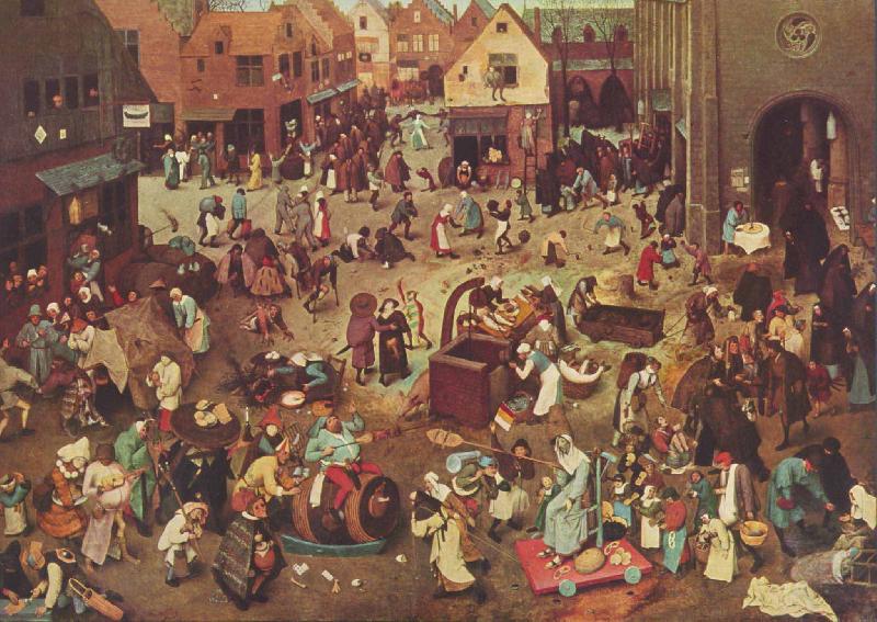 Pieter Bruegel Fight Between Carnival and Lent oil painting picture